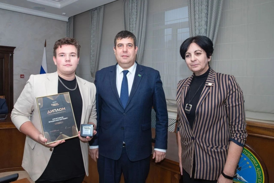 Школьник из Майкопского района стал лучшим просветителем Адыгеи
